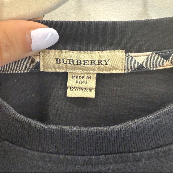 Burberry Black Crew Neck Long Sleeve shirt - Picture 3 of 8